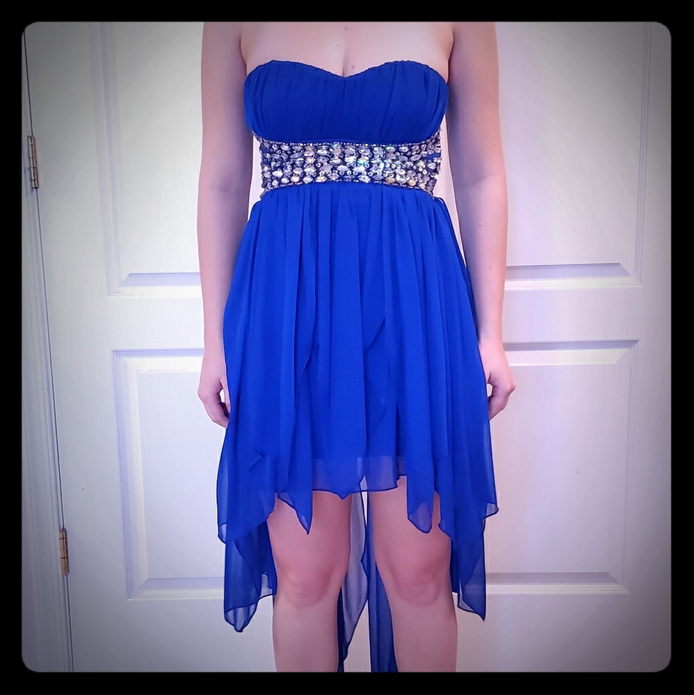 Royal blue Homecoming dress